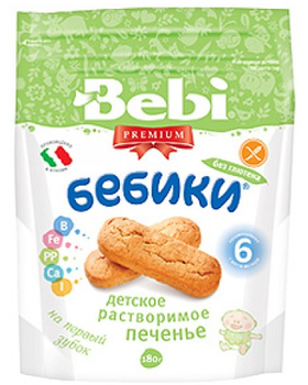 cumpără Bebi biscuiți fără gluten de la 6 luni, 180gr în Chișinău 