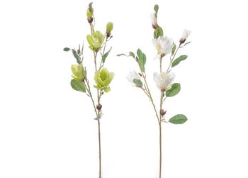 Floare artificiala "Creanga de Magnolie"(5 flori) H84cm, 2 tipuri 