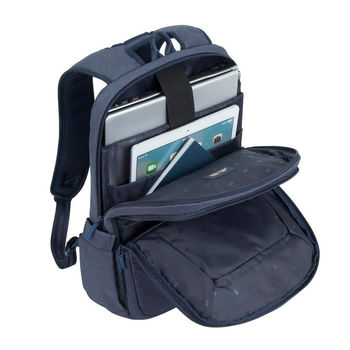 Backpack Rivacase 7760, for Laptop 15,6" & City bags, Canvas Blue 