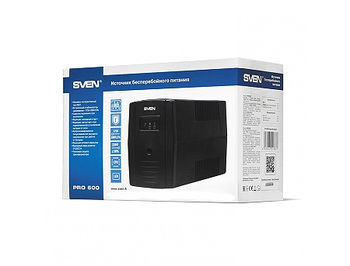 SVEN Pro 600 Line-Interactive, 600VA/360W, AVR, Input 175~280V, Output 220V +- 10% (UPS, sursa neintreruptibila de energie/ ИБП источник бесперебойного питания)