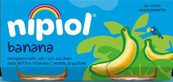 NIPIOL Банановое пюре (6 месяцев) 160г (2х80г) 