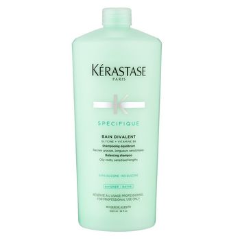 ШАМПУНЬ ДЛЯ ЖИРНЫХ У КОРНЕЙ ВОЛОС KERASTASE SPECIFIQUE BAIN DIVALENT 1L