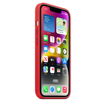 Original iPhone 14 Silicone Case with MagSafe - (PRODUCT)Red, Model A2910 