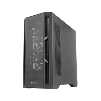 Case E-ATX Miditower Chieftec Gaming APEX AIR GA-01B-M-OP Black no PSU, 1xUSB 3.2 Gen2 Type C, 2xUSB 3.0, Audio-out&Mic In, 3x140mm PWM fans pre-installed, Front mesh design, Tempered glass side panel (carcasa/корпус)