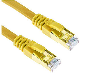 Патчкорд 0.25m Synergy 21 Patch cord RJ45 FTP(F/UTP) CAT5e Yellow (Телекоммуникационный патчкорд с фольгированным экранированием, литые разъемы, 0.25 м) 23413