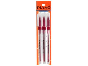 Set pixuri PT-1157 oil ink 0.7mm 3buc, rosii 