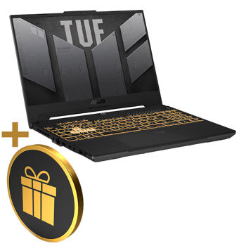 Laptop ASUS TUF Gaming A15 FA507RR, 15.6 Display/AMD Ryzen 7 6800H 3.2-4.7GHz/16GB DDR5/M.2 NVMe 512GB SSD/GeForce RTX3070 8GB GDDR6/WiFi 6 802.11ax/BT5.1/USB Type C/HDMI/Backlit RGB Keyboard/15.6 FHD IPS LED-backlit 144Hz (1920x1080)/NoOS/Gaming FA507RR-HN035