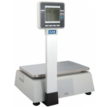 Весы с чекопечатью CAS CL3000-15P (max 15kg, min 40g, d 5g) 