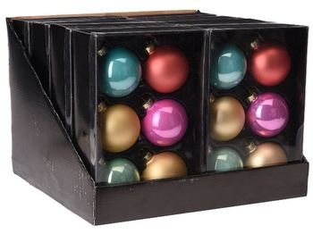 Набор шаров 6X65mm, разноцветный, в коробке 
