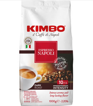 Cafea prăjită KIMBO Espresso NAP. 250gr  boabe 