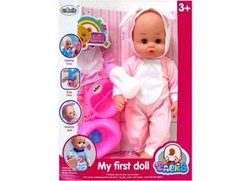 Papusa cu accesorii si functii "My first doll" 