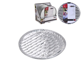 Forme din aluminiu BBQ 3buc, D35X1.5cm 