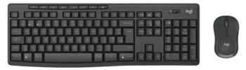 Logitech MK370 Комплект клавиатуры и мыши, беспроводной, черный 