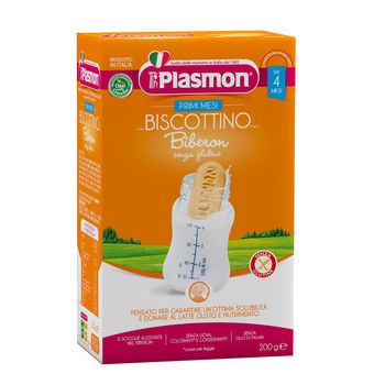 cumpără Plasmon Biscuiti p/u biberon fara gluten, +4 luni, 200 g în Chișinău 