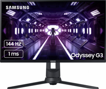купить 23.8" SAMSUNG Odyssey G3 LF24G35TFW,Black,VA,1920x1080,144Hz,FreeSync,1msMPRT,250cd,DSub+DP+HDMI,Pvt в Кишинёве 