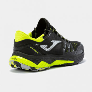 FINAL SALE - Кроссовки для трейла JOMA TK.SIERRA MEN 2201 BLACK GREEN FLUOR 