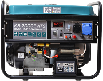 Генератор бензиновый Konner&Sohnen KS 7000E ATS 5,5 кВт 