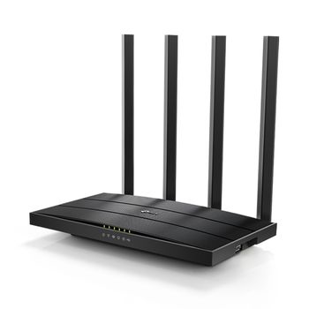 Wi-Fi AC Dual Band TP-LINK Router, "Archer C6U", 1200Mbps, Gbit Ports, MU-MIMO, USB2.0 