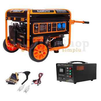 Generator pe benzina cu pornire automată ATS Kamoto GG6500E 