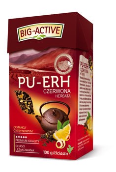 Ceai Big Active Pu-Erh with Lemon, 100 gr 