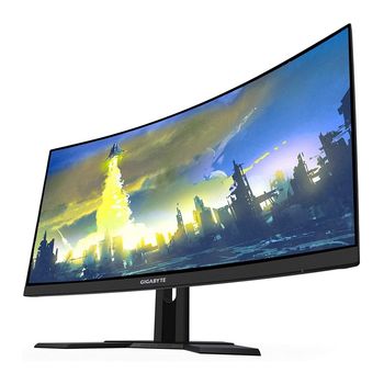 27" GIGABYTE G27FC, Black, Curved-VA, 1920x1080, 165Hz, FreeSync+GSync, 1ms MPRT,250cd,HDMI+DP,Spkrs 