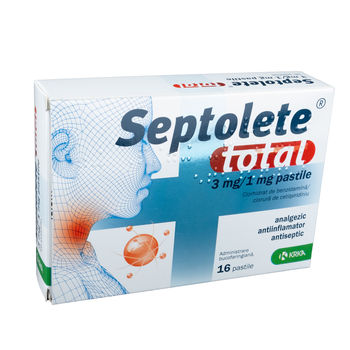 cumpără Septolete total 3mg/1mg pastile N8x2 în Chișinău 