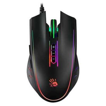 Gaming Mouse Bloody Q81 Curve, Optical, 500-3200 dpi, 8 buttons,Bbacklight, Ergonomic, USB 