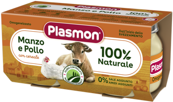 купить Пюре PLASMON говядина с курочкой  (6 мес), 2x80 г в Кишинёве 