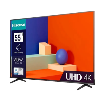 Телевизор 55" LED SMART TV Hisense 55A6K, 3840x2160 4K UHD, VIDAA U6.0, Black 