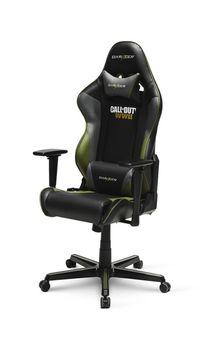 Gaming Chairs DXRacer - Racing GC-R52-NGE-Z1, Black/Grey/Green - PU leather, Gamer weight up to 100kg / growth 165-195cm, Foam Density 50kg/m3, 5-star Aluminum IC Base, Gas Lift 4 Class, Recline 90*-135*, Armrests: 3D, Pillow-2, Caster-2*PU, W-23kg