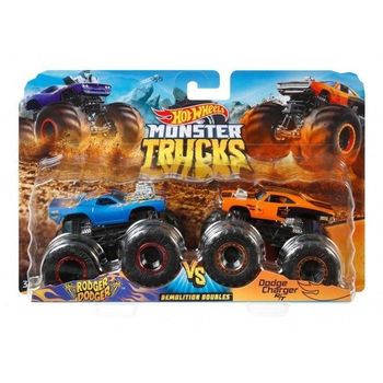 купить Mattel Hot Wheels Набор машинок Monster Trucks, 2 штк в Кишинёве 