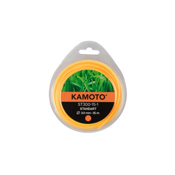 Леска Kamoto ST300-15-1, круглая, 3.0мм x 15м 
