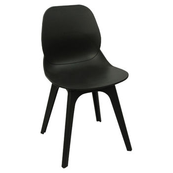 купить Пластиковый стул, 490x450x830 мм, черный в Кишинёве 
