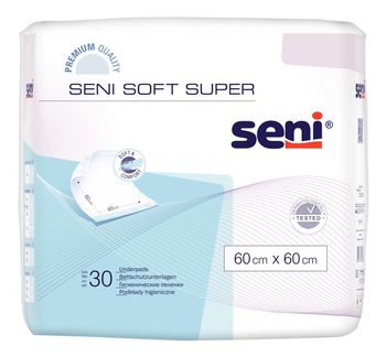 Pelinci de unică folosință Seni Super Soft, 60x60 cm, 30 buc. 