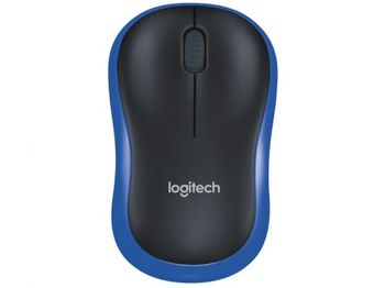 купить Wireless Mouse Logitech M185, Optical, 1000 dpi, 3 buttons, Ambidextrous, 1xAA, Blue в Кишинёве 