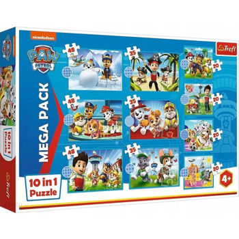Puzzle Trefl 96001 Puzzles - 10in1 - Reliable PAW Patrol team / Viacom ...