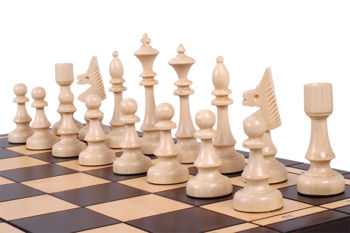 Шахматы деревянные 48x24х6 см, 1.6 кг, высота короля 9.8 см Club Chess CH150 (8393) 
