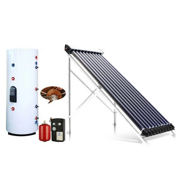 Sistem solar Q-R cu tuburi vidate si boiler cu 2 serpentine 200 L 