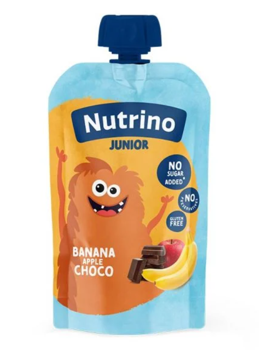 Пюре NUTRINO JUNIOR Банан, Яблоко, Шоколад 100г 