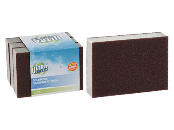 Набор губок кухонных Ultra Clean  Extra-Strong 3шт, 10X7cm 