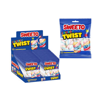 Маршмеллоу Sweeto Colorido Twist 60g 