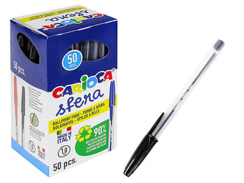 Ручка шариковая CARIOCA Sfera (1/50), черный 