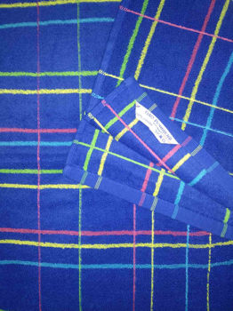 Полотенце банное 68*140 Речицкий текстиль, Беларусь (синий) 