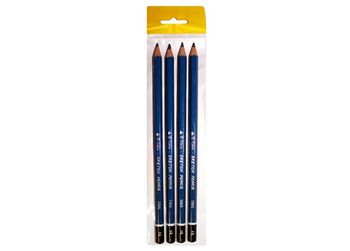 Набор простых карандашей 4шт 7B 