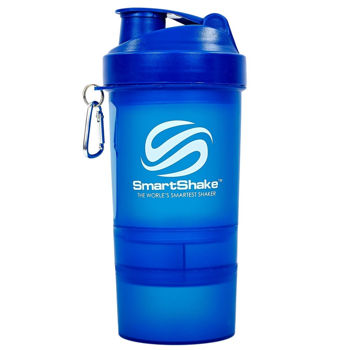 Sticla shaker 3-in-1 400+100+100 ml Smart FI-5053 blue (8927) 