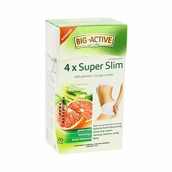 купить Чай  Big Active 4x Super Slim, 20 шт в Кишинёве 