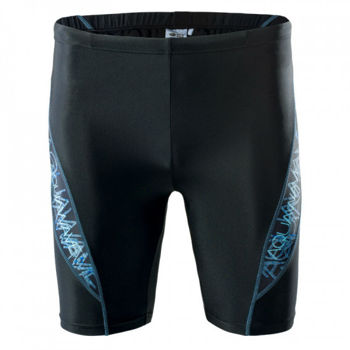 купить Боксеры для плавания Iguana BARID BLACK/BLUE CURACAO LOGO в Кишинёве 