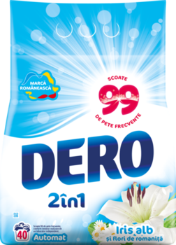 cumpără Dero automat 2in1  Iris Alb şi Flori de Romaniţă, 4 kg. în Chișinău 