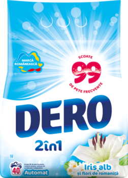 Dero 2in1 Белый Ирис и Ромашка, 4 кг. 