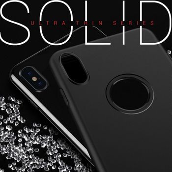 Чехол Screen Geeks Solid Iphone X (Black) 